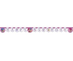 „Shimmer and Shine“ blizgučiai „Happy Birthday“ ženklui