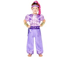 „Shimmer and Shine“ violetinis kostiumas 3-4 metų vaikams