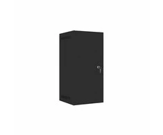 LANBERG Rack spintelė 10 colių sieninis laikiklis 12U 280x310 juodas su metalinėmis durelėmis butas paketas