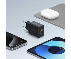 Baseus Cube Pro 30W USB-C USB-A - juoda