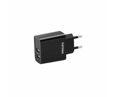 Philips DLP2610 Charger 2xUSB Juodas
