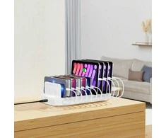 Unitek įkrovimo stotelė 10xUSB 2.4A 60W balta
