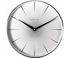Laikrodis NEXTIME 3511WI. WALL WATCH, Kolor pilka. Unisex.