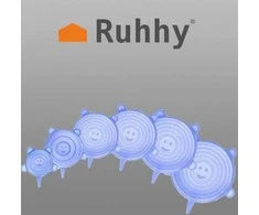 Ruhhy Silikoniniai dangteliai - rinkinyje 6 vnt