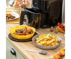 „InnovaGoods“ silikoninės formelės su šepetėliu, skirtos „Mollicon 2 vnt“ oro gruzdintuvei.