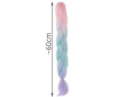 Sintetinės plaukų ombre pynės rožinės/ni/f w10341