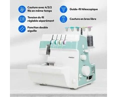 Siuvimo mašina Medion LIFE® MD19169 Overlock-Nähmaschine SO90 türkis