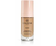 Collistar Nudo Fondo De Maquillaje Segunda Piel Spf15 4n-Sabbia, 30 ml