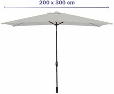 Skėtis nuo saulės Marbueno Balta 200 cm 200 x 300 cm