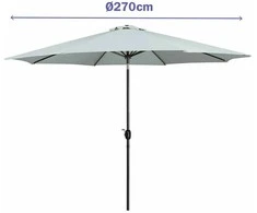Skėtis nuo saulės Marbueno Balta Ø 270 cm