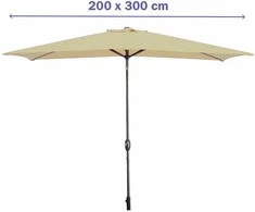Skėtis nuo saulės Marbueno Ruda 200 cm 200 x 300 cm