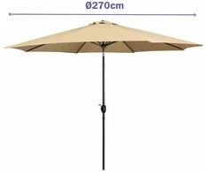 Skėtis nuo saulės Marbueno Ruda Ø 270 cm