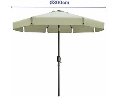 Skėtis nuo saulės Marbueno Rusvai gelsva Ø 300 cm