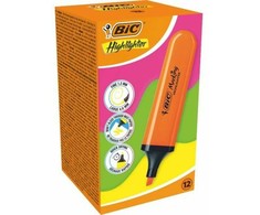Žymeklis neoninė oranžinė BIC 12 vnt