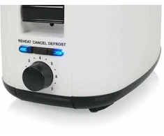 Skrudintuvas Tristar Toaster | BR-1055 | Power 750 W | Number of slots 2 | Housing material Plastic | Baltas