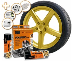 Foliatec Sprayfolie guld metallic 2x400ml