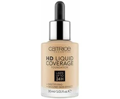 „Catrice HD Liquid Coverage Foundation“ makiažo pagrindas išlieka iki 24 val., 032-Nude, 30 ml