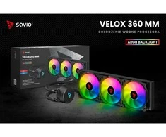 SAVIO VELOX 360 mm procesoriaus skysčio aušintuvas su ARGB