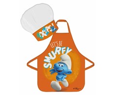 Smurfs Oops vaikiška prijuostė, dviejų dalių komplektas