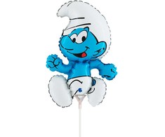 Smurfų juokdarys mini folijos balionas 35 cm (WP)