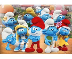 „Smurfų susibūrimas“ 60 detalių Clementoni dėlionė