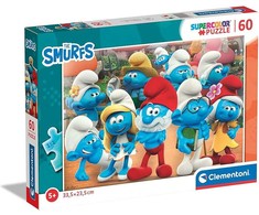 „Smurfų susibūrimas“ 60 detalių Clementoni dėlionė