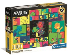 Snoopy 1000 detalių kompaktiška dėlionė Clementoni