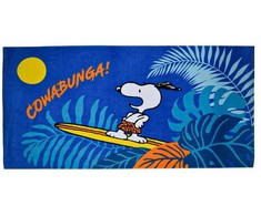 Snoopy Cowabunga vonios rankšluostis, paplūdimio rankšluostis 70x140cm