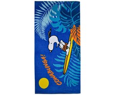 Snoopy Cowabunga vonios rankšluostis, paplūdimio rankšluostis 70x140cm