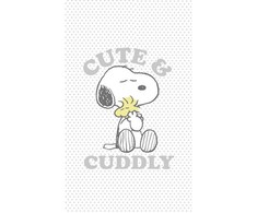 Snoopy Cuddly rankšluostis veidui ir rankšluostis, 30x50cm