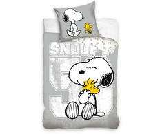 Snoopy Hug patalynės užvalkalas 140–200 cm, 70 x 90 cm