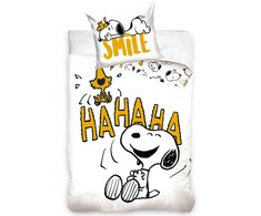 Snoopy Smile patalynės komplektas 140–200 cm, 70 x 90 cm