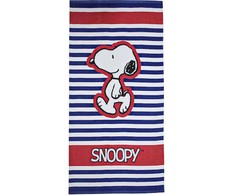 Snoopy Stripes vonios rankšluostis, paplūdimio rankšluostis 70x140cm