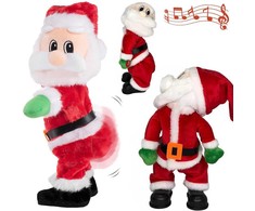 Šokantis ir dainuojantis Kalėdų senelis, 33 cm