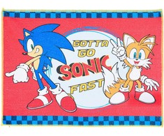 Sonic the Hedgehog Gotta Go rankšluostis, veido rankšluostis, rankšluostis 40x30 cm