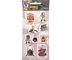 „Sonic the Hedgehog Heroes“ minkštų putplasčio lipdukų rinkinys