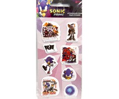 „Sonic the Hedgehog Heroes“ minkštų putplasčio lipdukų rinkinys