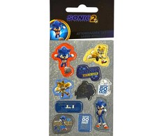 Sonic the Hedgehog holografinių lipdukų rinkinys