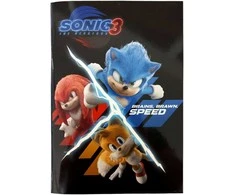 Sonic the Hedgehog Hype Man užrašų knygelė B/5 linijomis, 40 puslapių