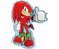 Sonic the Hedgehog Knuckles folijos balionas 66 cm