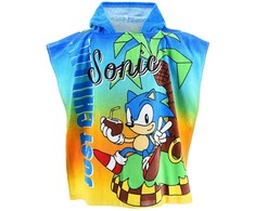 Sonic the Hedgehog paplūdimio rankšluostis pončas 55x110 cm