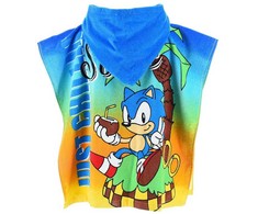 Sonic the Hedgehog paplūdimio rankšluostis pončas 55x110 cm
