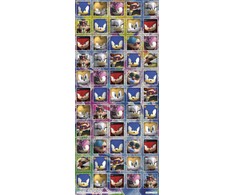 „Sonic the Hedgehog Prime Super“ lipdukų rinkinys su žaidimu