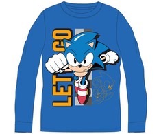 Sonic the Hedgehog Ring Sonic the Hedgehog vaikiški ilgomis rankovėmis marškinėliai, viršutinė dalis 140 cm