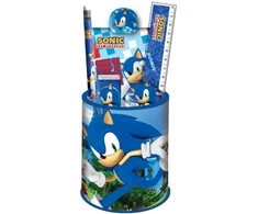 Sonic the Hedgehog Rush Sonic the Hedgehog kanceliarinių prekių rinkinys, 7 vnt.