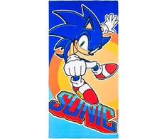Sonic the Hedgehog Rush vonios rankšluostis, paplūdimio rankšluostis 70x140cm (greitai džiūstantis)