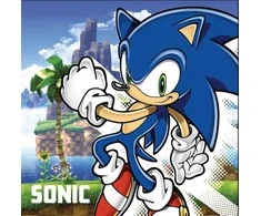Sonic the Hedgehog sala Sonic the Hedgehog rankų ir veido rankšluostis, 30x30cm