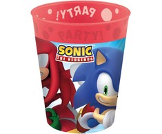 „Sonic the Hedgehog“ „Sega Sonic the Hedgehog“ mikro aukščiausios kokybės plastikinis puodelis 250 ml