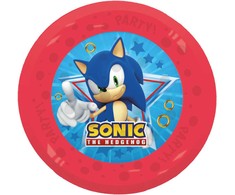„Sonic the Hedgehog“ „Sega Sonic the Hedgehog“ mikro aukščiausios kokybės plastikinė lėkštė 21 cm
