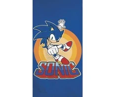 Sonic the Hedgehog Sonic the Hedgehog vonios rankšluostis, paplūdimio rankšluostis 70x140cm (greitai džiūstantis)